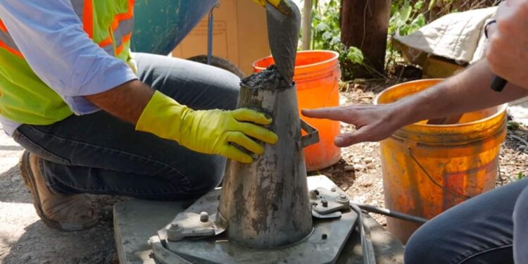 what is concrete slump