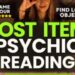 psychic finding lost objects