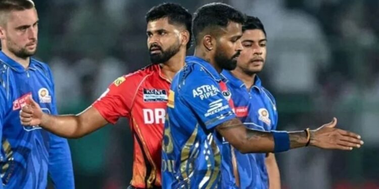 punjab kings vs mumbai indians match scorecard