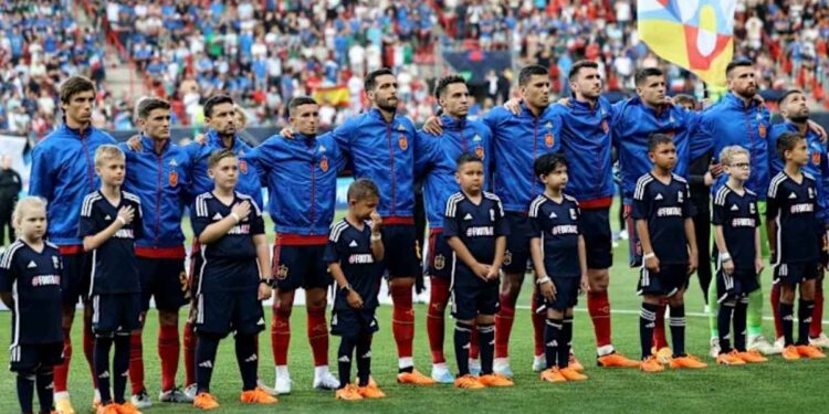 spain national football team vs croatia national football team lineups
