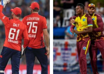 england cricket team vs west indies cricket team timeline