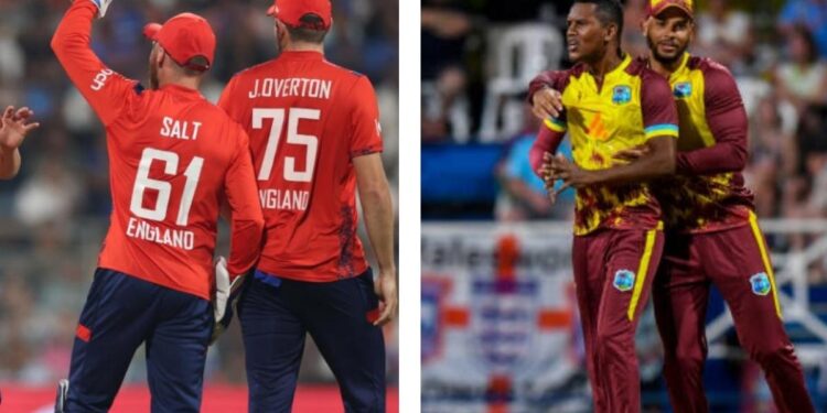 england cricket team vs west indies cricket team timeline