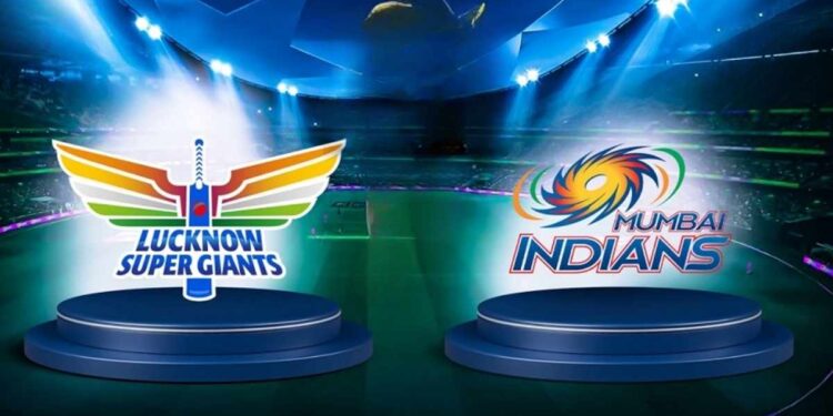 mumbai indians vs lucknow super giants timeline