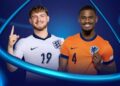 netherlands national football team vs england national football team lineups
