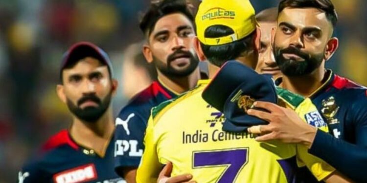 royal challengers bengaluru vs chennai super kings match scorecard